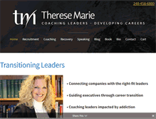 Tablet Screenshot of meettherese.com